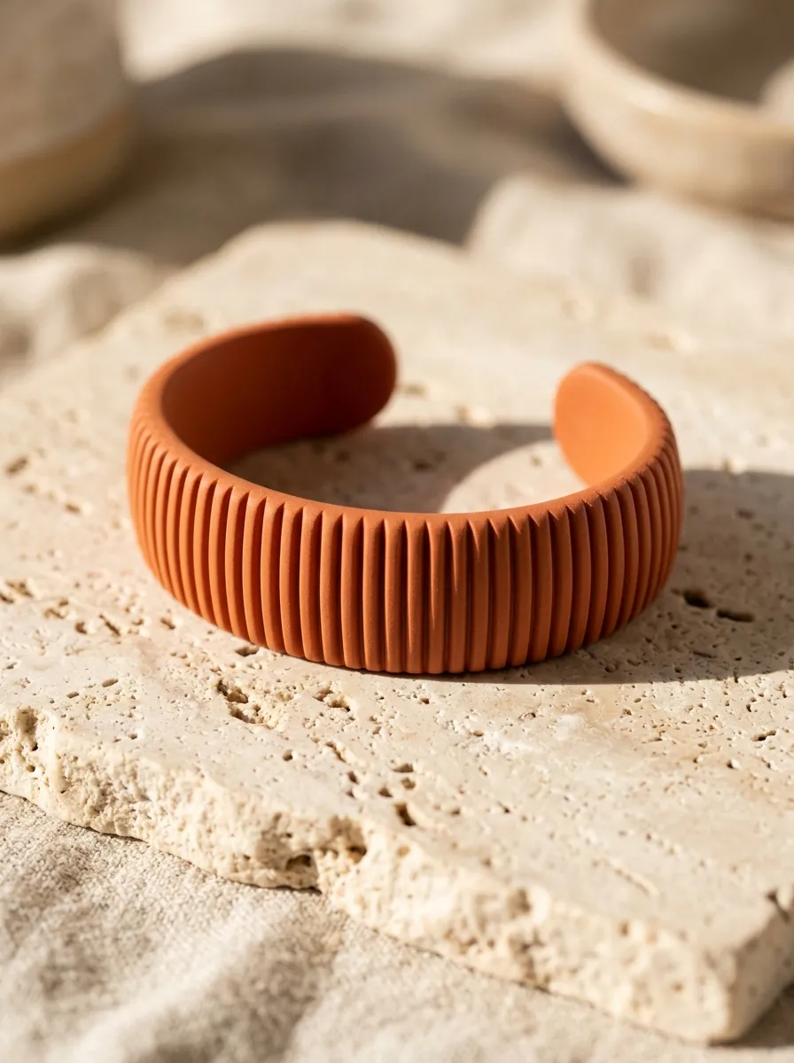 10 Textured Polymer Clay Bracelet Ideas