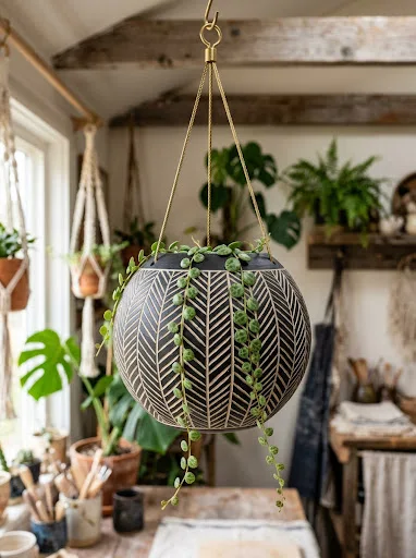 10 Hanging Clay Planter Ideas